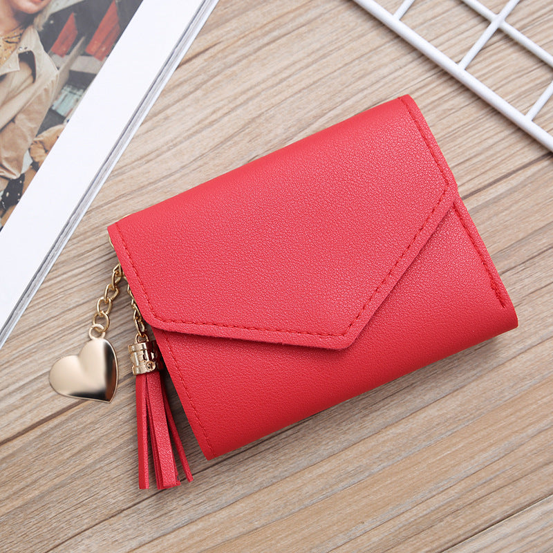 Wholesale PU Short Tassel Women's Purse